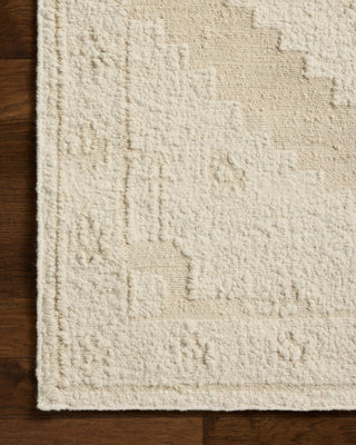 Loloi Alara ALR-03 Ivory / Natural Area Rug Corner Image