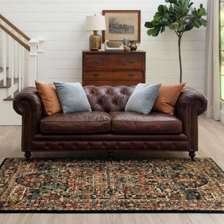 Karastan Spice Market Alcantara Sapphire Area Rug Main Image