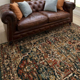 Karastan Spice Market Alcantara Sapphire Area Rug Main Image
