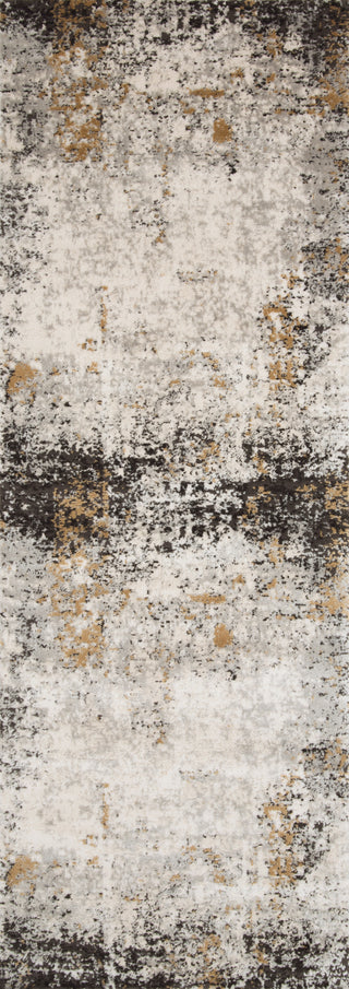 Loloi Alchemy ALC-02 Granite/Gold Area Rug Runner Image