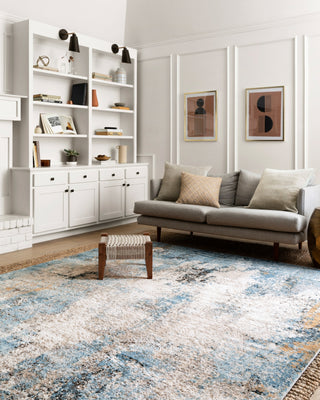 Loloi Alchemy ALC-05 Denim/Ivory Area Rug Lifestyle Image Feature