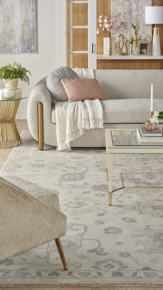 Nourison Aldora ALD14 Ivory/Grey Area Rug by Reserve Collection