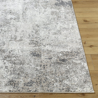 Livabliss Alder ALD-2319 Taupe Machine Washable Area Rug Corner