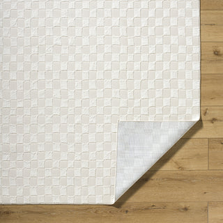 Livabliss Alder ALD-2320 Cream Machine Washable Area Rug Backing