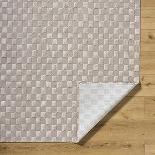 Livabliss Alder ALD-2321 Taupe Machine Washable Area Rug Backing
