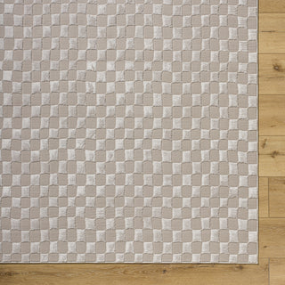 Livabliss Alder ALD-2321 Taupe Machine Washable Area Rug Corner