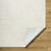 Livabliss Alder ALD-2323 Cream Machine Washable Area Rug Backing