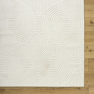 Livabliss Alder ALD-2323 Cream Machine Washable Area Rug Corner 2