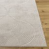 Livabliss Alder ALD-2324 Taupe Machine Washable Area Rug Corner 2