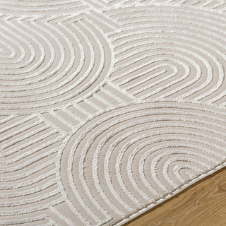Livabliss Alder ALD-2324 Taupe Machine Washable Area Rug Detail