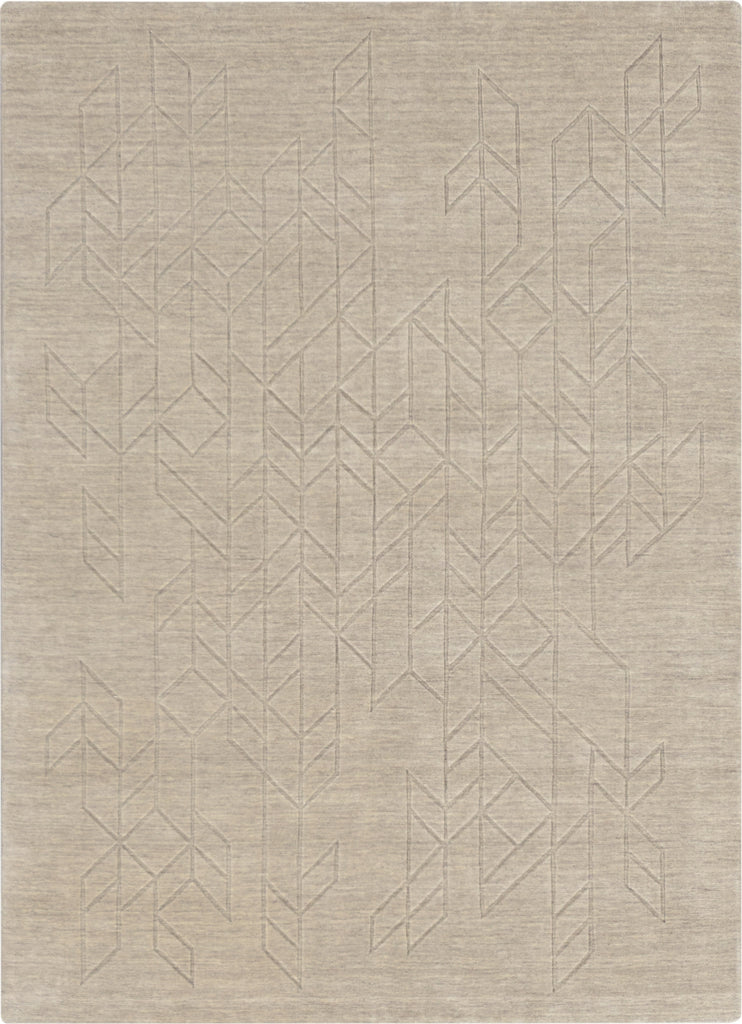 Nourison Alessia ALE01 Beige Area Rug by Reserve Collection 8x10