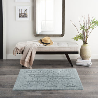 Nourison Alessia ALE01 Blue Area Rug by Reserve Collection Main Image