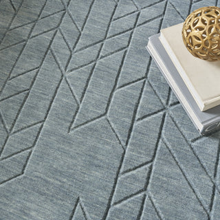 Nourison Alessia ALE01 Blue Area Rug by Reserve Collection Main Image