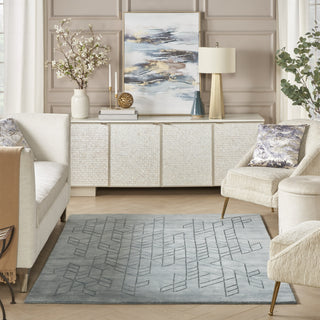 Nourison Alessia ALE01 Blue Area Rug by Reserve Collection Main Image