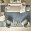 Nourison Alessia ALE01 Blue Area Rug by Reserve Collection