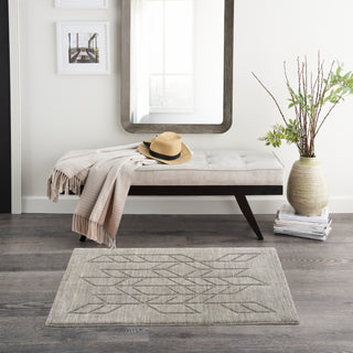 Nourison Alessia ALE01 Grey Area Rug by Reserve Collection