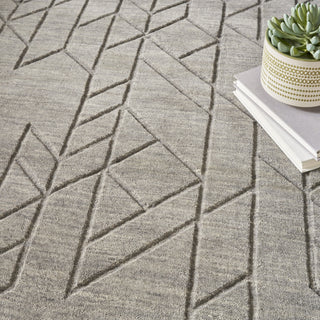 Nourison Alessia ALE01 Grey Area Rug by Reserve Collection Main Image