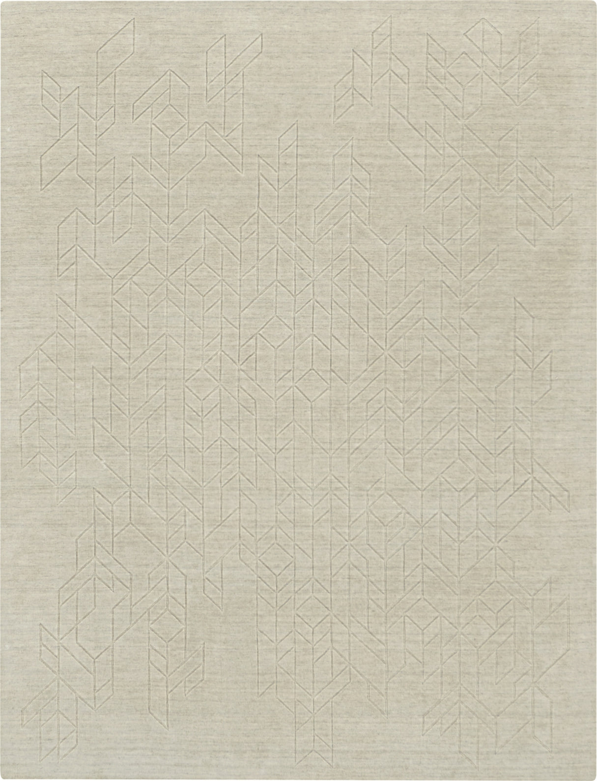 Nourison Alessia ALE01 Ivory Area Rug by Reserve Collection 8x10