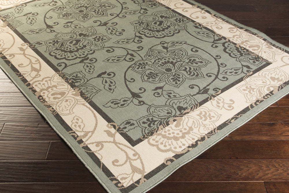 Livabliss Alfresco ALF-9594 Area Rug Corner Shot Feature