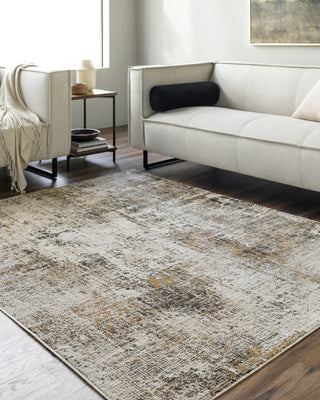 LIVABLISS Allegro ALG-2355 Light Beige Area Rug Room Scene Feature