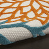 Nourison Aloha ALH05 Turquoise Multicolor Area Rug Corner Image