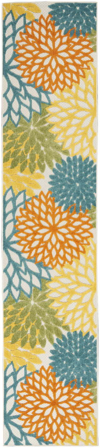 Nourison Aloha ALH05 Turquoise Multicolor Area Rug main image