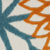 Nourison Aloha ALH05 Turquoise Multicolor Area Rug Swatch Image