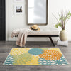 Nourison Aloha ALH05 Turquoise Multicolor Area Rug Corner Image