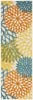 Nourison Aloha ALH05 Turquoise Multicolor Area Rug Main Image