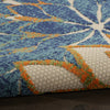 Nourison Aloha ALH05 Blue Green Area Rug Corner Image