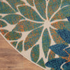 Nourison Aloha ALH05 Blue Green Area Rug Detail Image