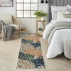 Nourison Aloha ALH05 Blue Green Area Rug Corner Image