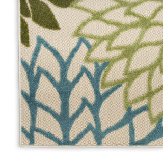 Nourison Aloha ALH05 Green Multicolor Area Rug T' R