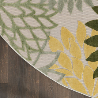 Nourison Aloha ALH05 Green Multicolor Area Rug Detail Image