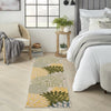 Nourison Aloha ALH05 Green Multicolor Area Rug Corner Image