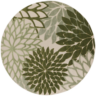 Nourison Aloha ALH05 Ivory Green Area Rug Main Image