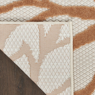 Nourison Aloha ALH05 Ivory Multicolor Area Rug Corner Image