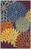 Nourison Aloha ALH05 Navy Multicolor Area Rug main image