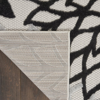 Nourison Aloha ALH05 Black White Area Rug 