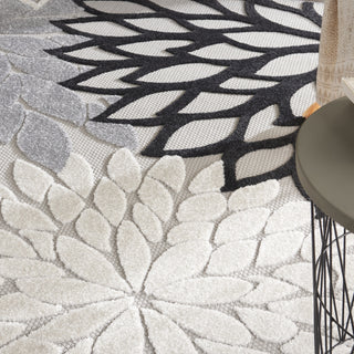 Nourison Aloha ALH05 Black White Area Rug 