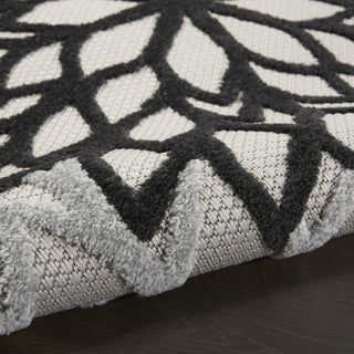 Nourison Aloha ALH05 Black White Area Rug 