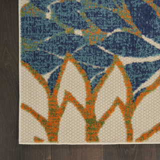 Nourison Aloha ALH05 Blue Green Area Rug 
