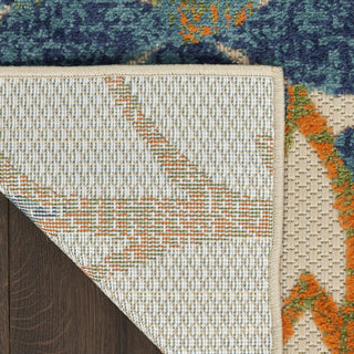 Nourison Aloha ALH05 Blue Green Area Rug 
