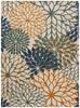 Nourison Aloha ALH05 Blue Green Area Rug 