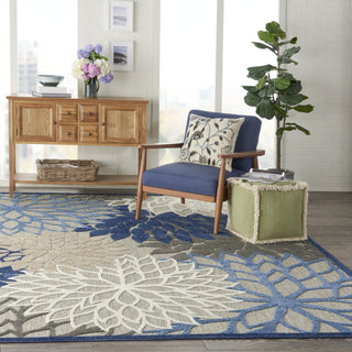 Aloha ALH05 Blue/Multicolor Area Rug by Nourison 
