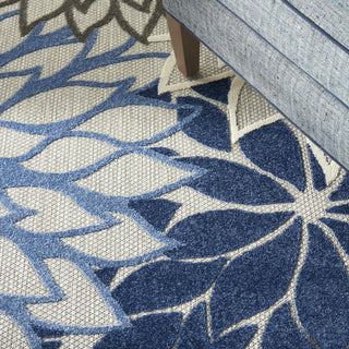 Aloha ALH05 Blue/Multicolor Area Rug by Nourison 