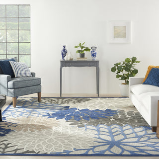 Aloha ALH05 Blue/Multicolor Area Rug by Nourison 