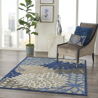 Aloha ALH05 Blue/Multicolor Area Rug by Nourison 