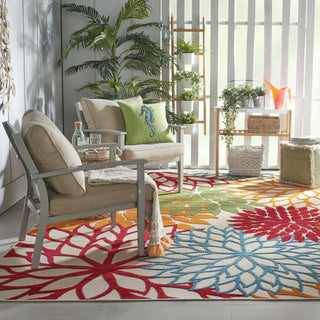 Nourison Aloha ALH05 Green Area Rug 