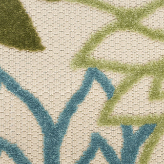 Nourison Aloha ALH05 Green Multicolor Area Rug 